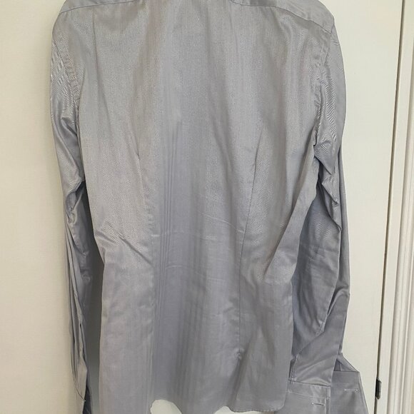 Custom-Tailored Classic Silver Grey Tuxedo - Picture 6 of 16